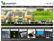 Tablet Screenshot of dismon-electronics.com